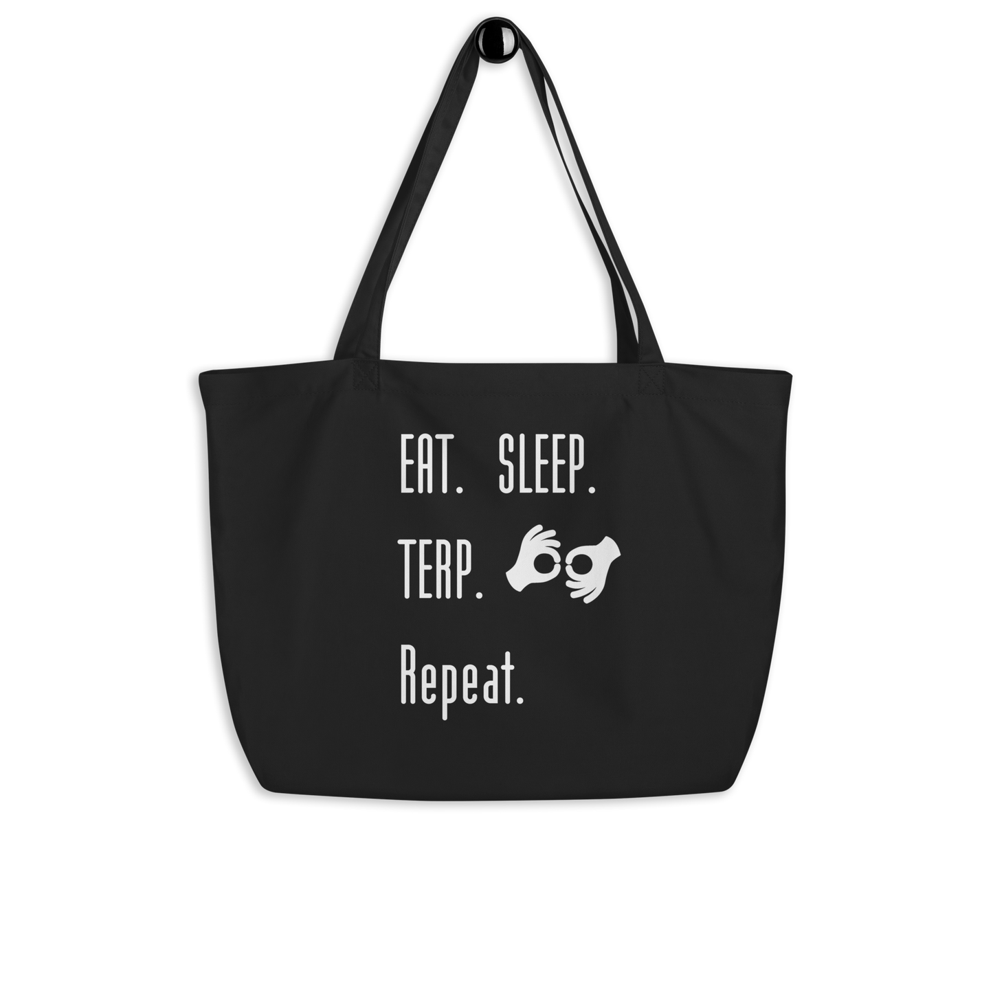 Sign Language Interpreter Large Organic Tote Bag