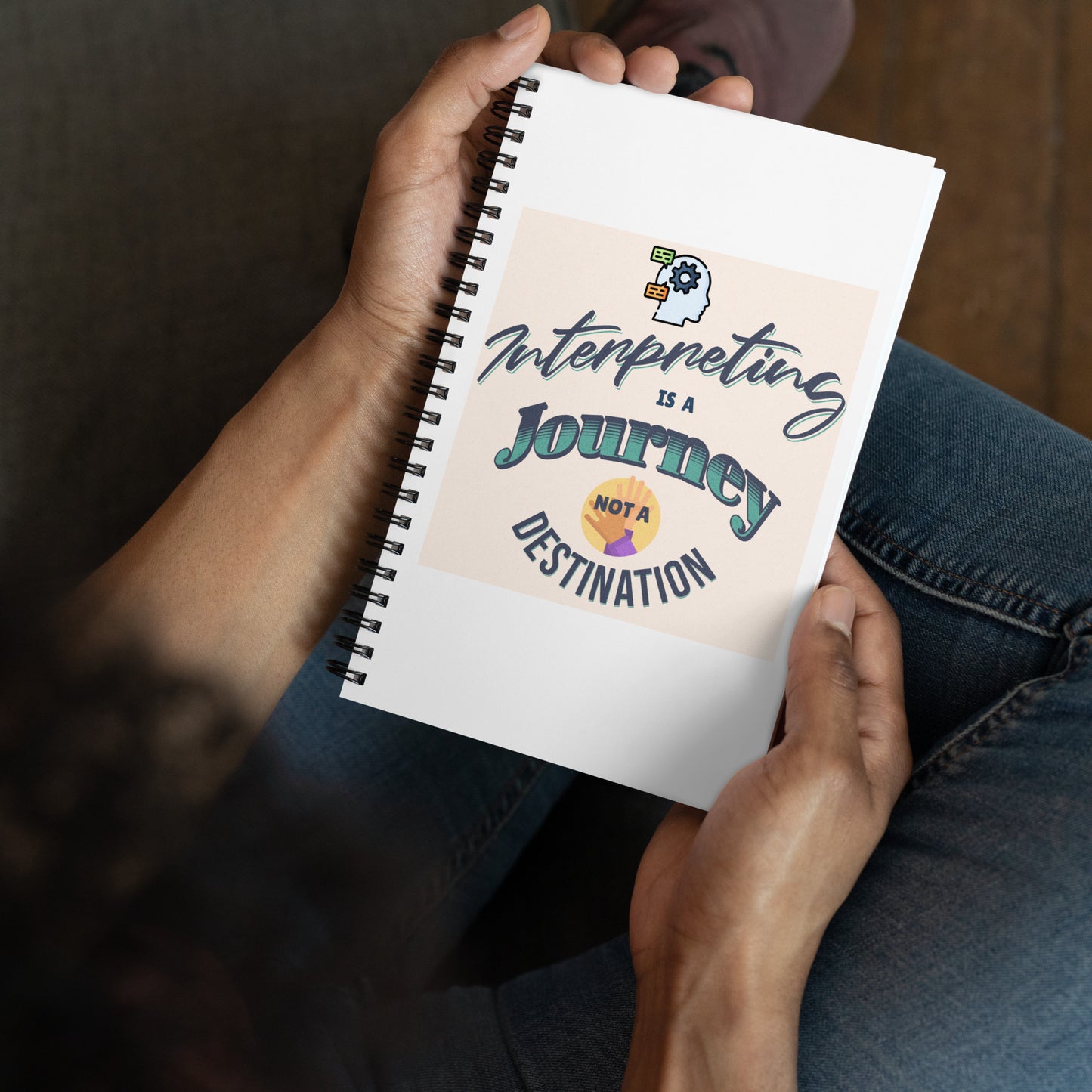 Sign Language Interpreter Journey Spiral Notebook