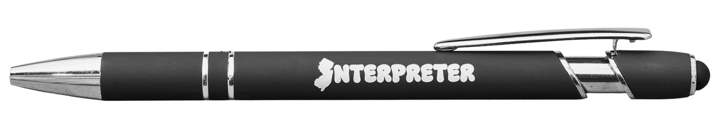 Black Pen with Stylus (New Jersey)