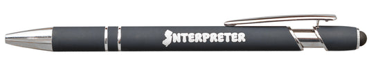 Navy Blue Pen with Stylus (New Jersey)